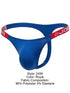 JOR 2459 Men's Underwear Eros Thongs Sleek Fit Color Royal
