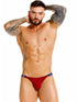 JOR 2459 Men's Underwear Eros Thongs Sleek Fit Color Wine