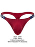 JOR 2459 Men's Underwear Eros Thongs Sleek Fit Color Wine