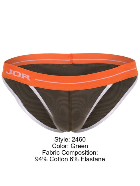 JOR 2460 Men's Underwear Rush Briefs Color Green