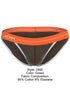 JOR 2460 Men's Underwear Rush Briefs Color Green