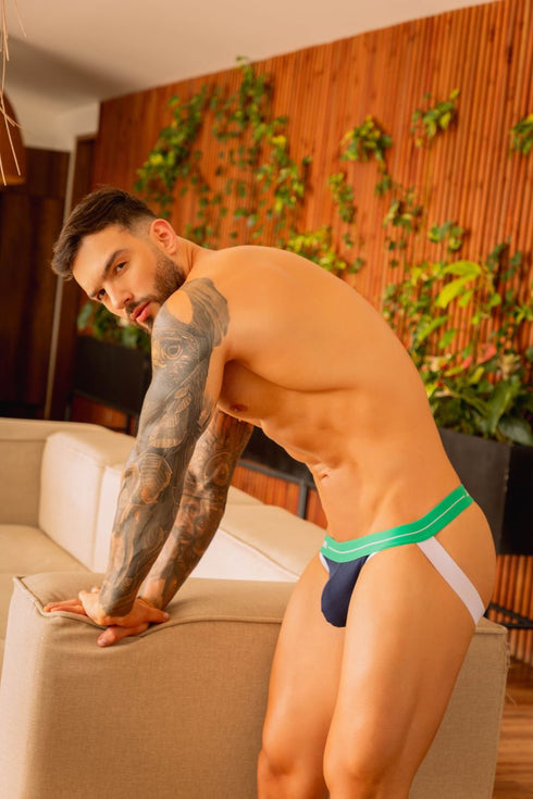 JOR 2461 Men's Underwear Rush Jockstrap Color Blue