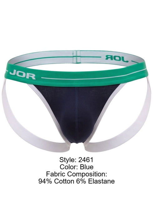 JOR 2461 Men's Underwear Rush Jockstrap Color Blue