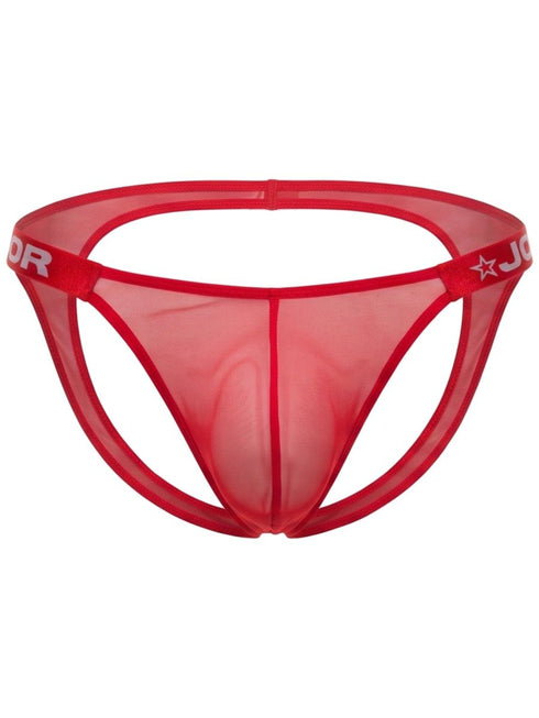 JOR 2465 Men's Underwear Frost Breathable Jockstrap Color Red