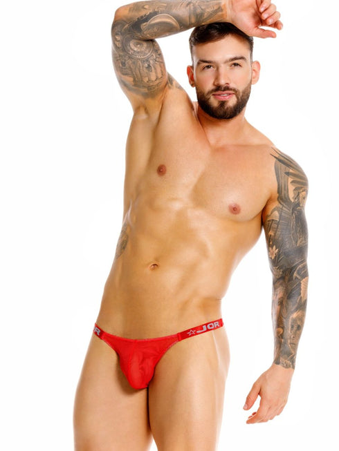 JOR 2465 Men's Underwear Frost Breathable Jockstrap Color Red