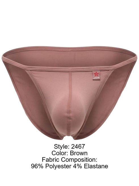 JOR 2467 Men's Underwear Axel Minimalist Briefs Color Brown