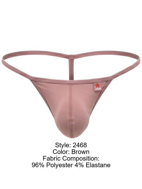 JOR 2468 Men's Underwear Axel G-String Sleek Comfort Color Brown