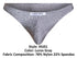 JUSTIN+SIMON XSJ01 Classic Bikini Color Lurex Gray