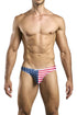 JUSTIN+SIMON XSJ01 Classic Bikini Color USA Flag