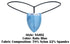JUSTIN+SIMON XSJ02 Classic G-String Color Baby Blue