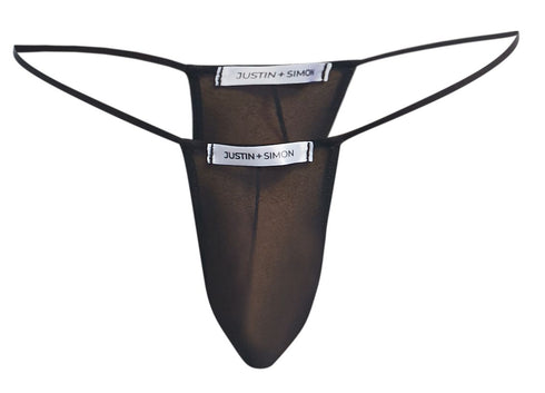 JUSTIN+SIMON XSJ02 Classic G-String Bulge Color Black