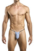 JUSTIN+SIMON XSJ02 Classic G-String Color Lurex Blue
