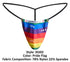 JUSTIN+SIMON XSJ02 Classic G-String Color Pride Flag