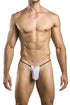 JUSTIN+SIMON XSJ02 Classic G-String Color White Mesh
