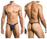JUSTIN+SIMON XSJ03 Classic Thongs Color Black Mesh
