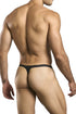 JUSTIN+SIMON XSJ03 Classic Thongs Color Black Mesh