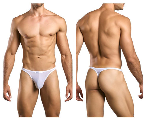 JUSTIN+SIMON XSJ03 Classic Thongs Color White Mesh