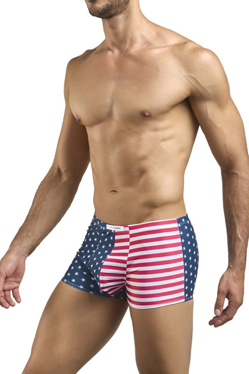 JUSTIN+SIMON XSJ08 Classic Boxer Color USA Flag