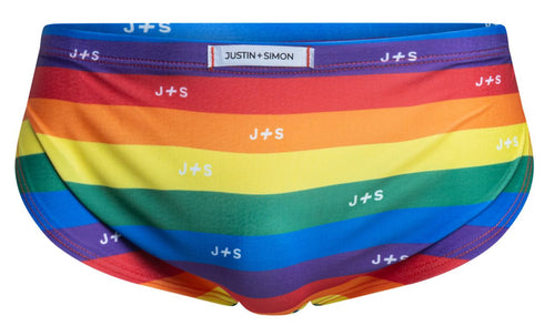 JUSTIN+SIMON XSJ09 Running Shorts Color Pride Flag