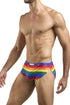 JUSTIN+SIMON XSJ09 Running Shorts Color Pride Flag