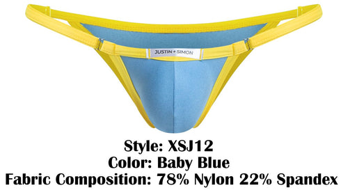 JUSTIN+SIMON XSJ12 Bikini Color Baby Blue