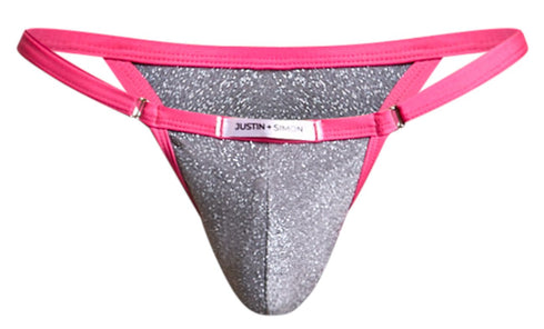 JUSTIN+SIMON XSJ12 Bikini Color Lurex Gray