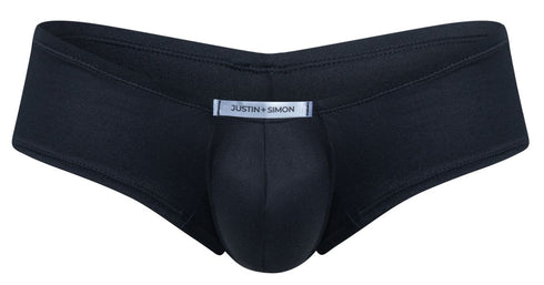 JUSTIN+SIMON XSJ13 Cheeky Bulge Boxer Color Peach Black