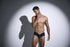 JUSTIN+SIMON XSJ13 Cheeky Bulge Boxer Color Peach Black