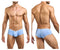 JUSTIN+SIMON XSJ13 Cheeky Bulge Boxer Color Peach Blue