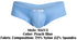 JUSTIN+SIMON XSJ13 Cheeky Bulge Boxer Color Peach Blue