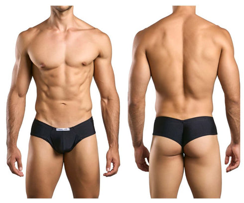 JUSTIN+SIMON XSJ22 Cheek Briefs Color Black