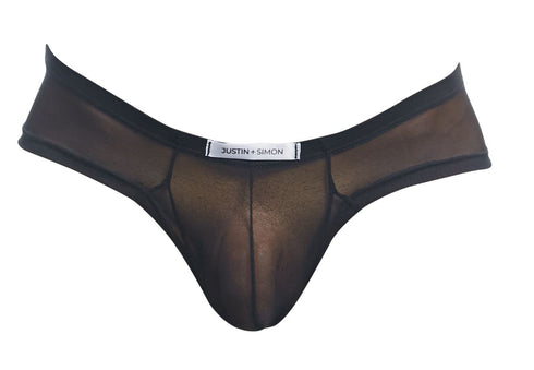 JUSTIN+SIMON XSJ22 Cheek Briefs Color Black