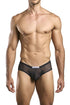 JUSTIN+SIMON XSJ22 Cheek Briefs Color Black Mesh