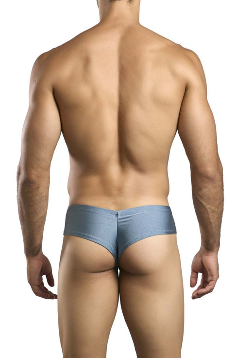 JUSTIN+SIMON XSJ22 Cheek Briefs Color Metal Green