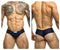 JUSTIN+SIMON XSJ22 Cheek Briefs Color Navy