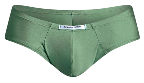 JUSTIN+SIMON XSJ22 Cheek Briefs Color New Green