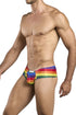 JUSTIN+SIMON XSJ22 Cheek Briefs Color Pride Flag