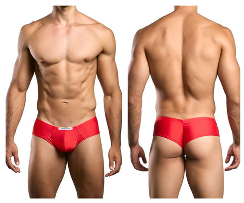 JUSTIN+SIMON XSJ22 Cheek Briefs Color Red