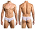 JUSTIN+SIMON XSJ22 Cheek Briefs Color White Mesh