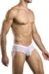 JUSTIN+SIMON XSJ22 Cheek Briefs Color White Mesh