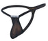 JUSTIN+SIMON XSJBU02 Bulge Thongs Color Black