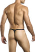 JUSTIN+SIMON XSJBU02 Bulge Thongs Color Black Mesh
