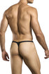 JUSTIN+SIMON XSJBU02 Bulge Thongs Color Black