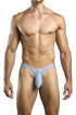 JUSTIN+SIMON XSJBU02 Bulge Thongs Color Lurex Blue