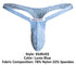 JUSTIN+SIMON XSJBU02 Bulge Thongs Color Lurex Blue