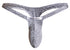 JUSTIN+SIMON XSJBU02 Bulge Thongs Color Lurex Gray