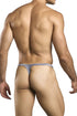 JUSTIN+SIMON XSJBU02 Bulge Thongs Color Lurex Gray
