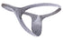 JUSTIN+SIMON XSJBU02 Bulge Thongs Color Lurex Gray