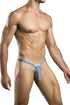JUSTIN+SIMON XSJBU02 Bulge Thongs Color Metal Green