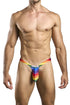 JUSTIN+SIMON XSJBU02 Bulge Thongs Color Pride